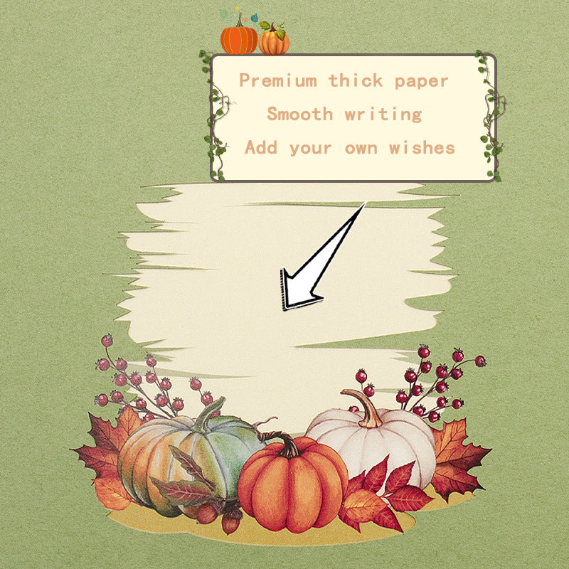Festive Fall Pumpkin Pop-Up Card