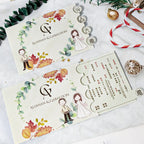 Cute Couple Fall Wedding Invitations | Interactive Pull-Out Sliding Card